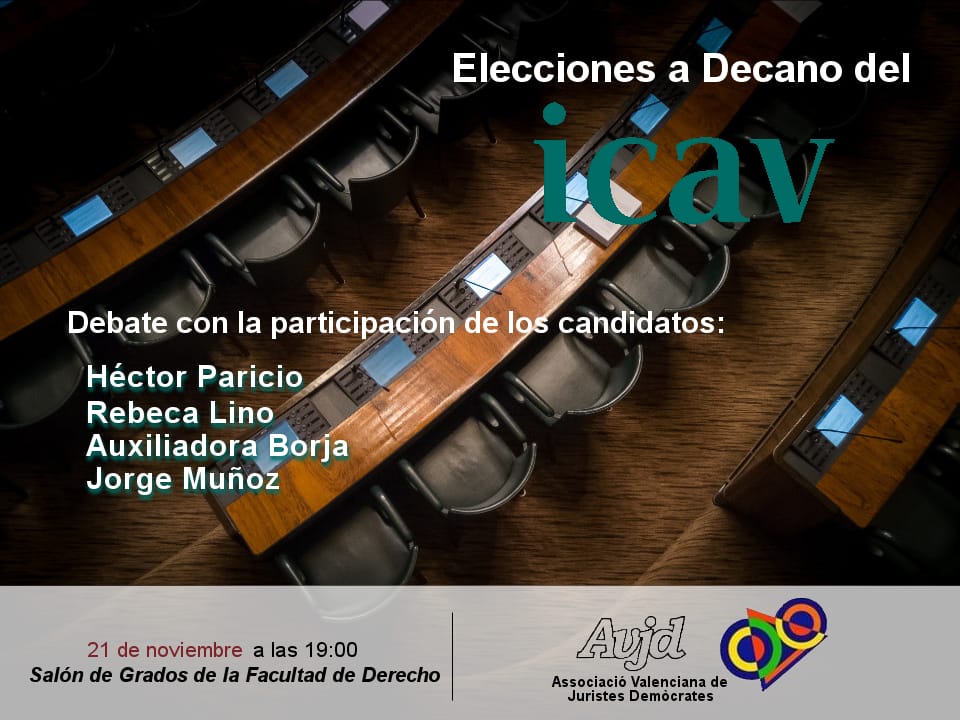 Elecciones a Decano del icav