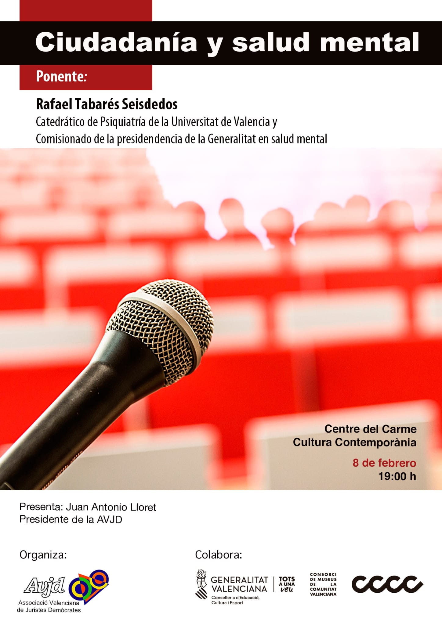 Ciudadania y Salud Mental. Conferencia Rafael Tabarés